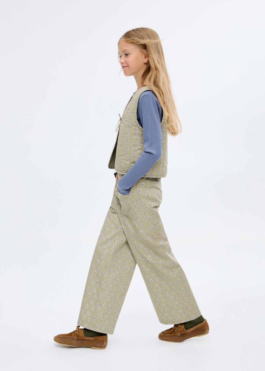 Chaleco Mentaset Verde Menta - Niña