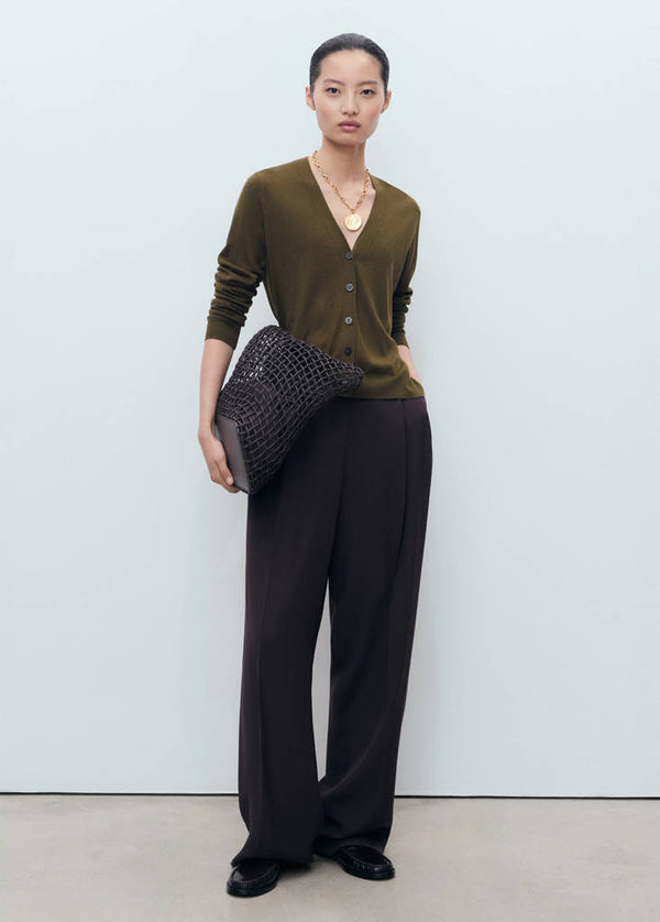 Cardigan Maille Col V