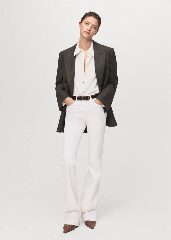 Camicia con bottoni gioiello