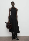 Vestido Plisado Cuello Halter