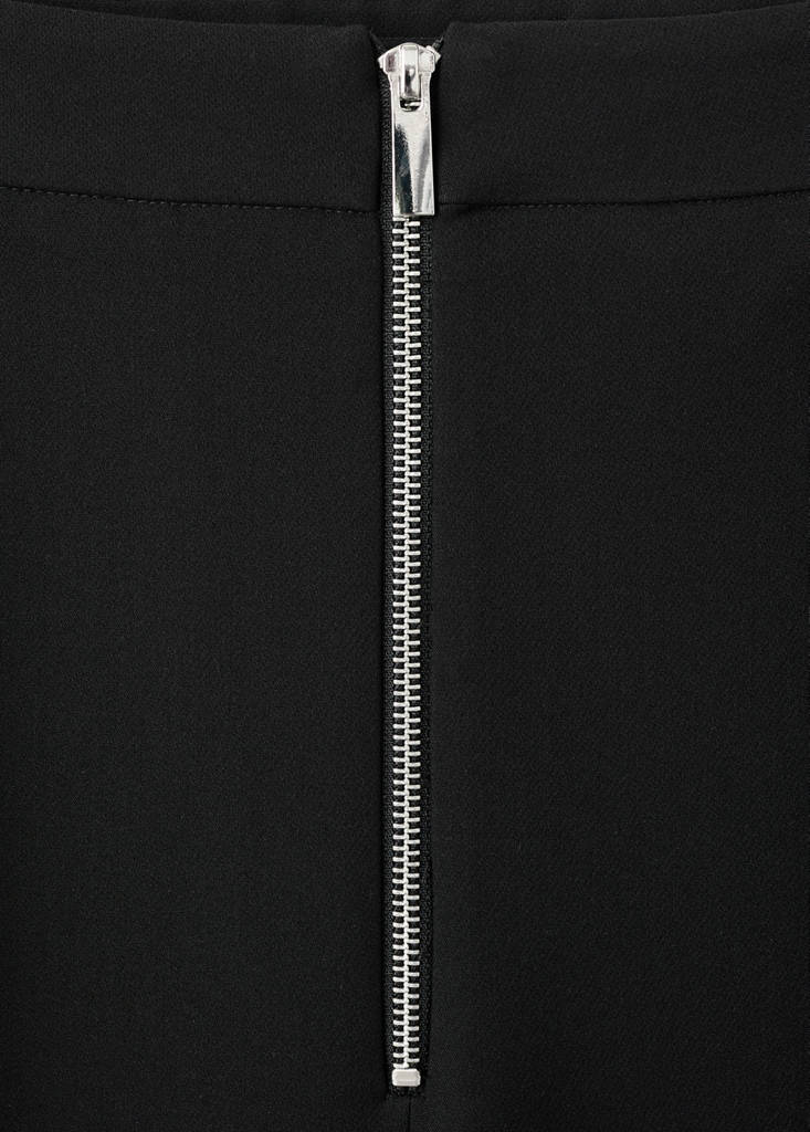 Pantaloni Con Pinces Chiusura Con Zip