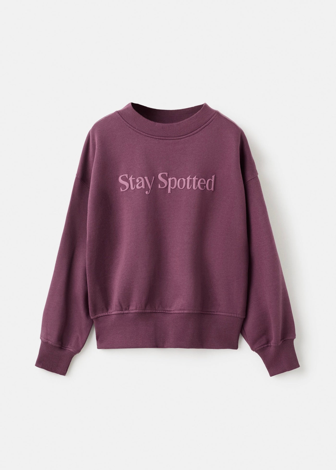 Sweat Spot Grenat - Fille