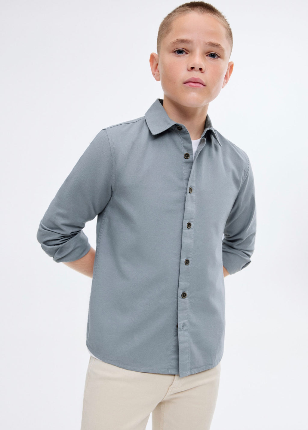 Chemise Pol Turquoise - Garçon
