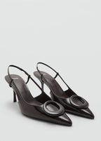 Zapatos De Tacón De Charol Con Aro