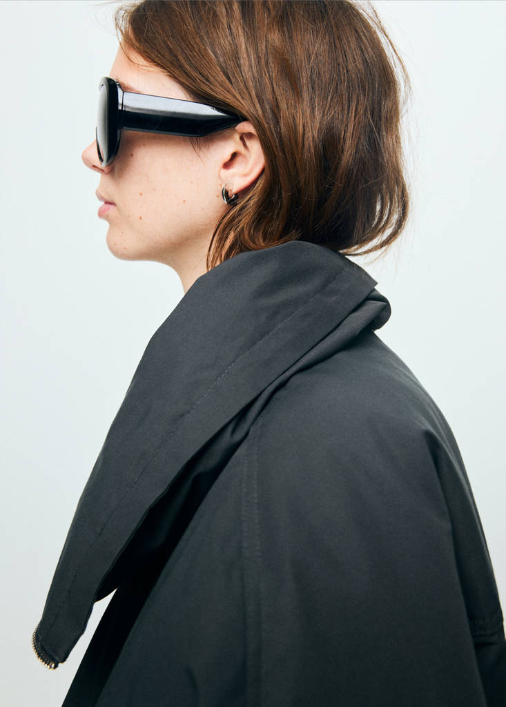Funnel Neck Bomber Jacket