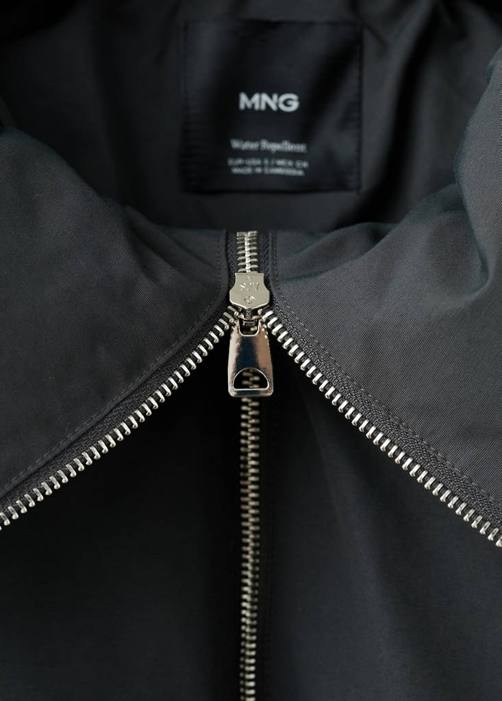 Funnel Neck Bomber Jacket