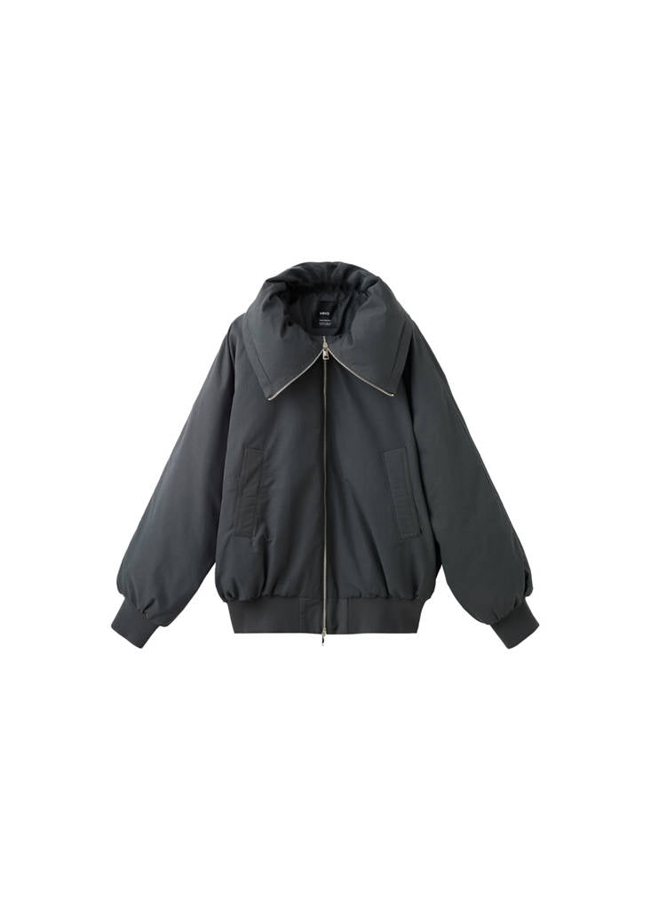 Funnel Neck Bomber Jacket