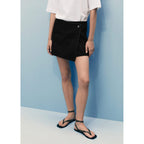 Jupe Short En Jean Croisée
