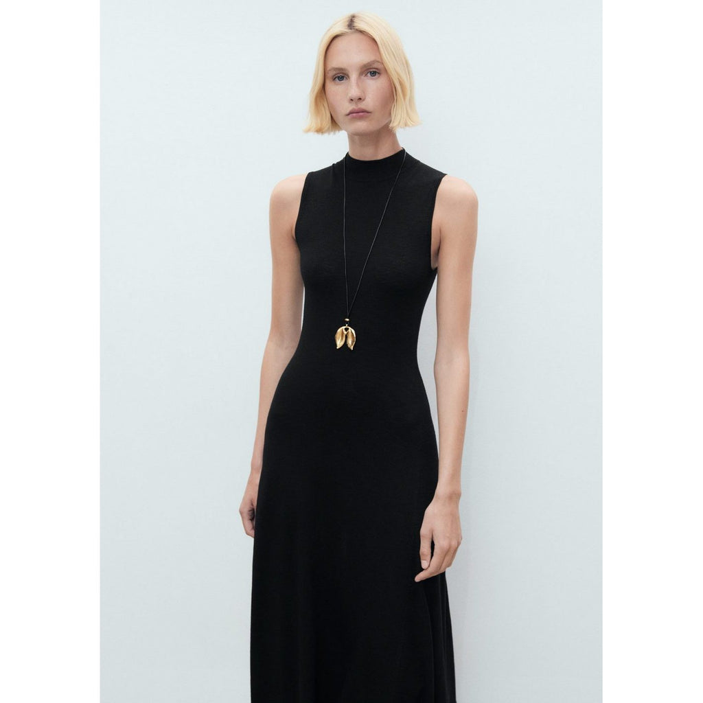 Robe Maille Fine Évasée