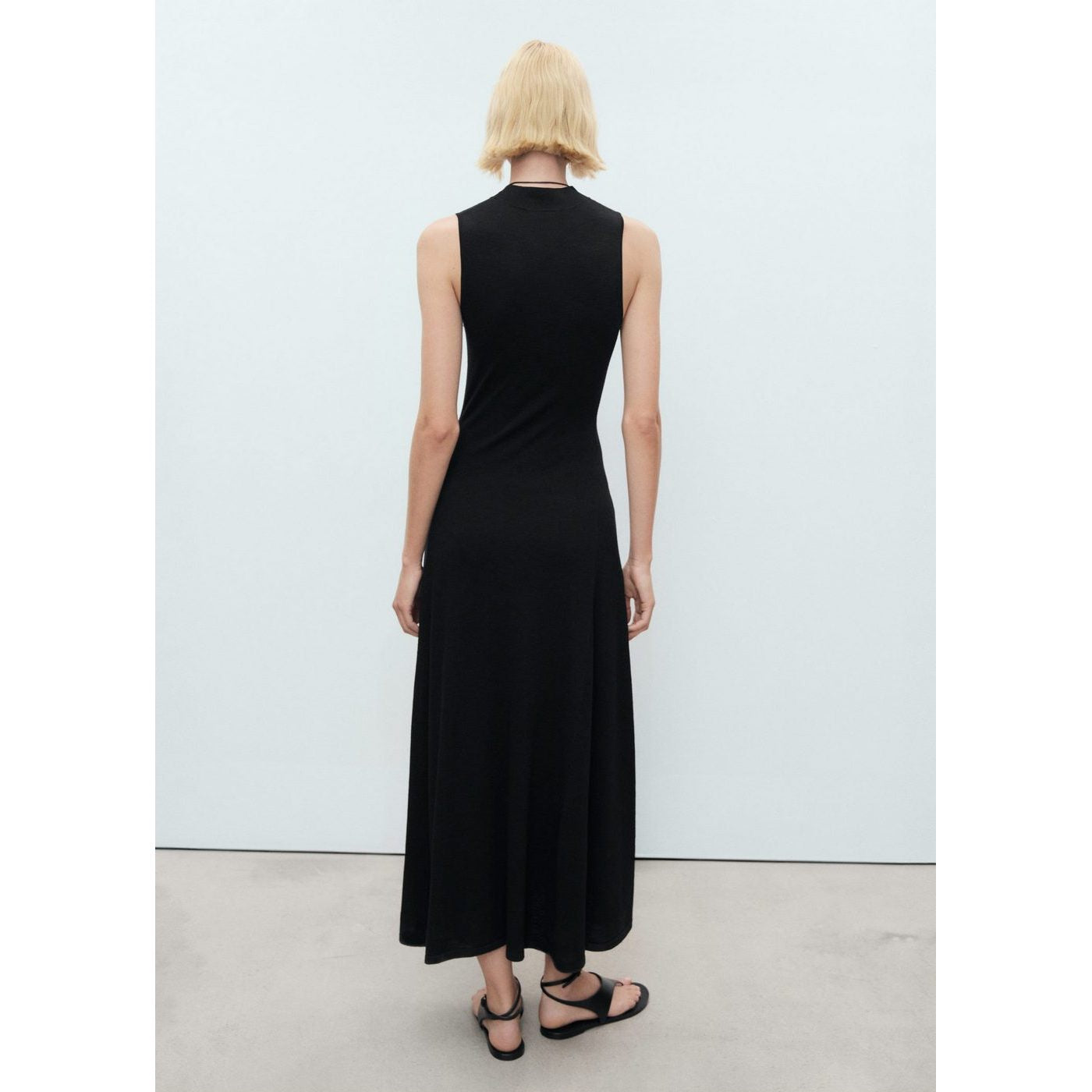 Robe Maille Fine Évasée