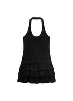 Robe À Emmanchures Américaines À Volants