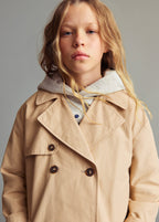 Trench Gina Gris Clair/Pastel - Fille
