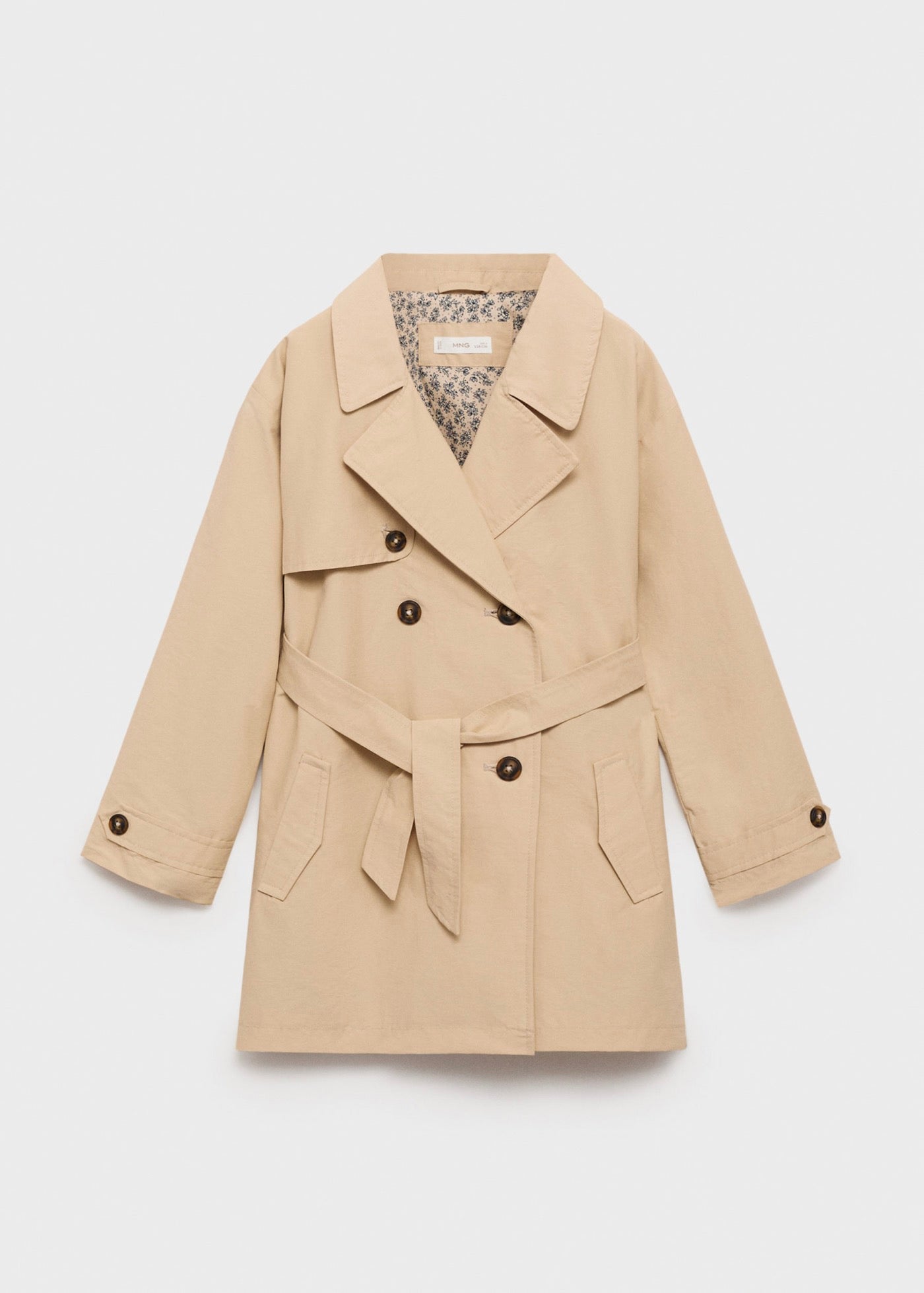 Trench Gina Gris Clair/Pastel - Fille
