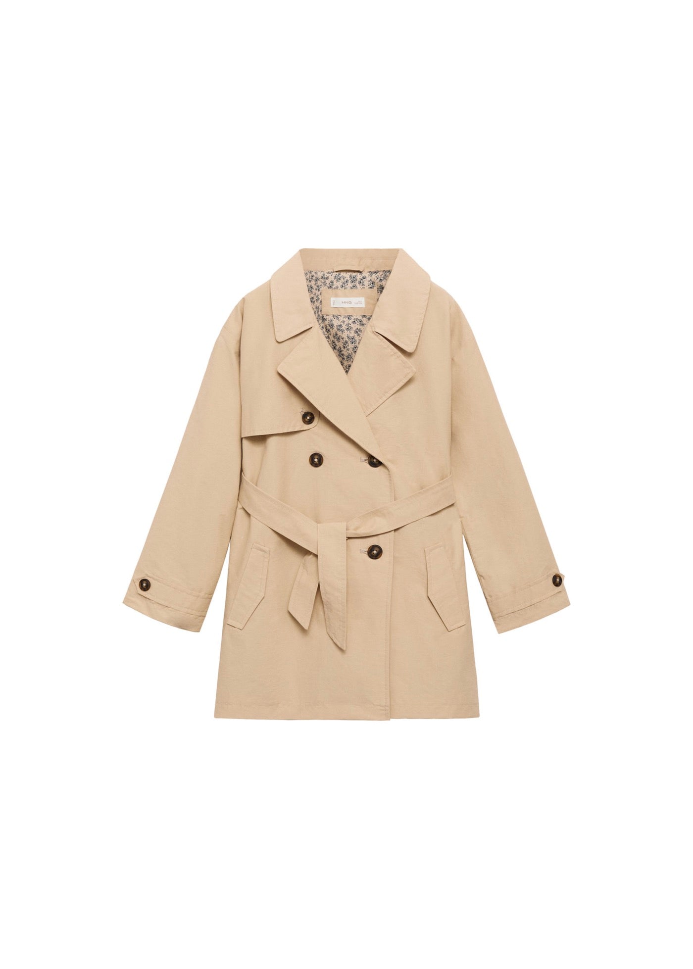 Trench Gina Gris Clair/Pastel - Fille