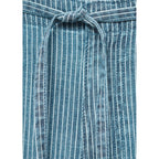 Pantalón Denim Wide Leg Cinturón