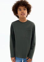 Basica1 Dark Green T-Shirt - Boy