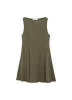 Robe Plissée Et Évasée