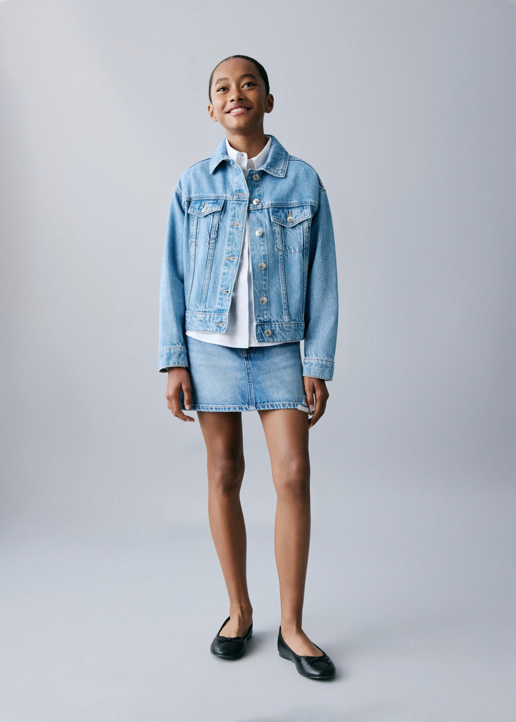 Blouson Alice Bleu Moyen - Fille