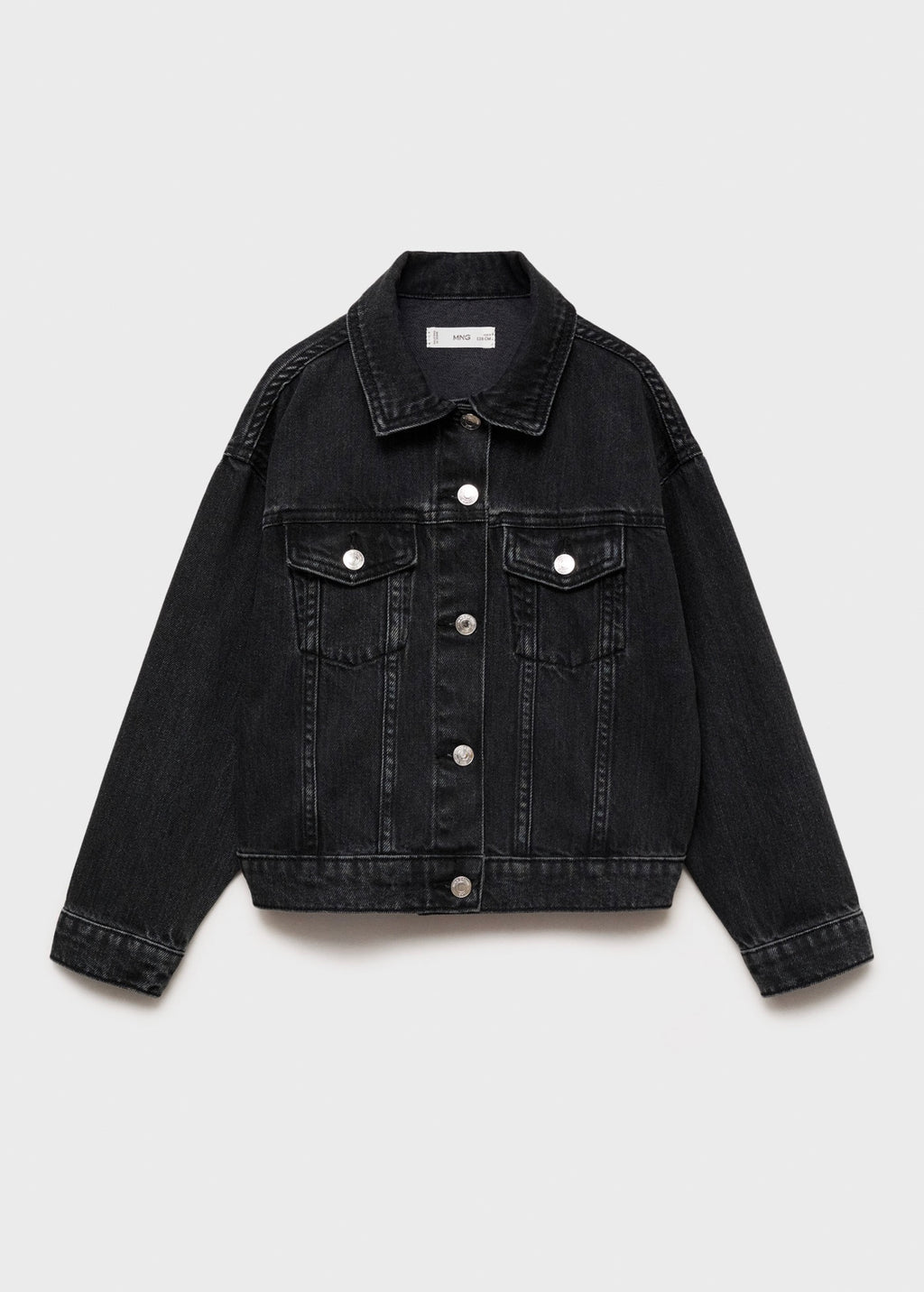 Blouson Alice Denim Noir - Fille