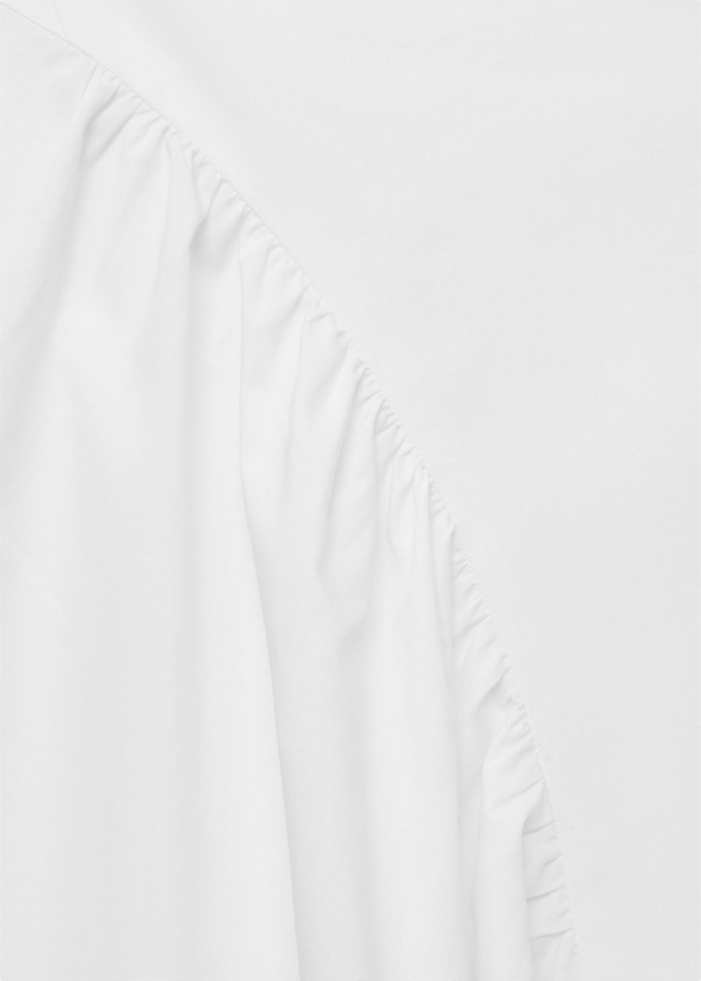 Jupe Midi Coton À Fronces