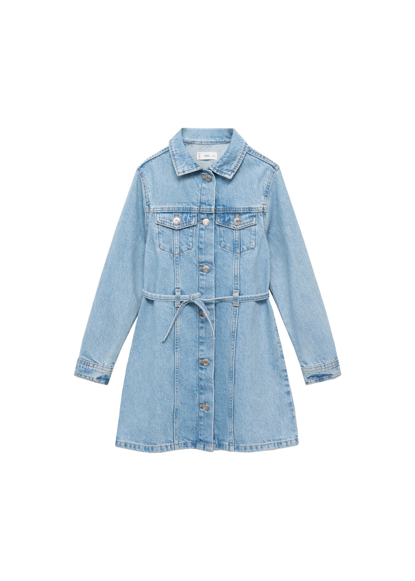 Robe Marta Bleu Moyen - Fille