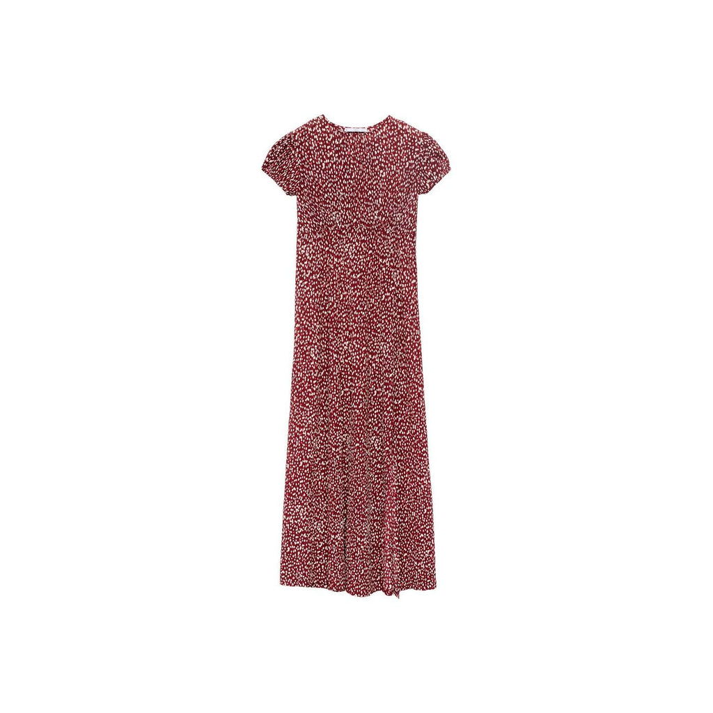 Robe Imprimée Fente Latérale
