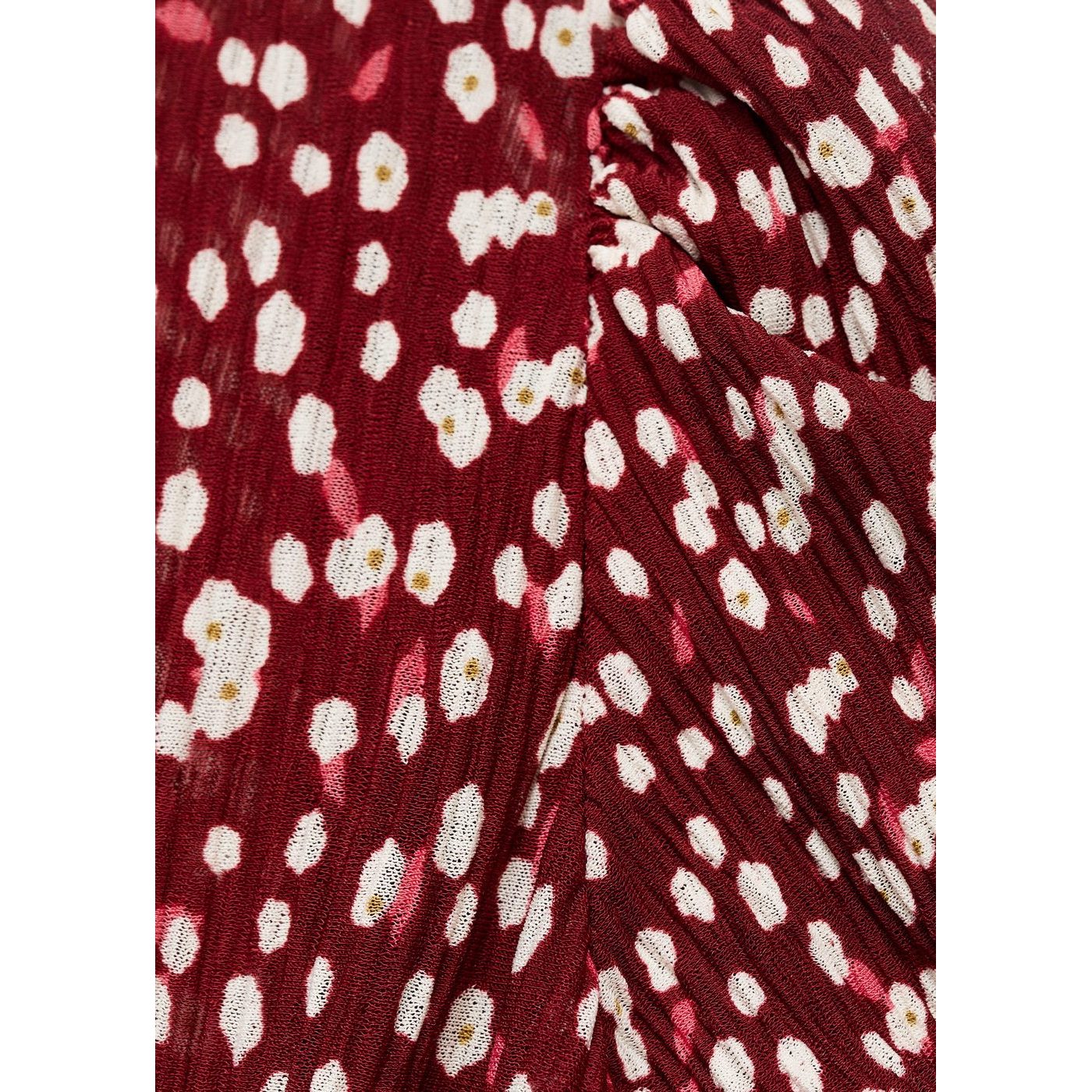 Robe Imprimée Fente Latérale