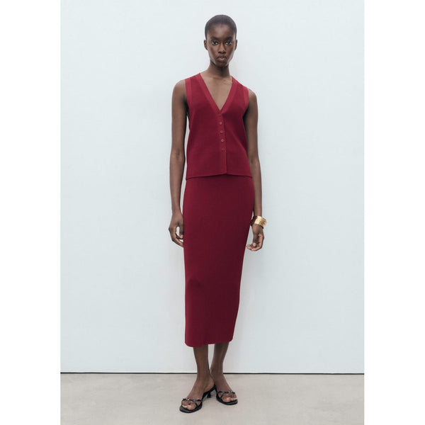 Jupe Midi Maille Fine