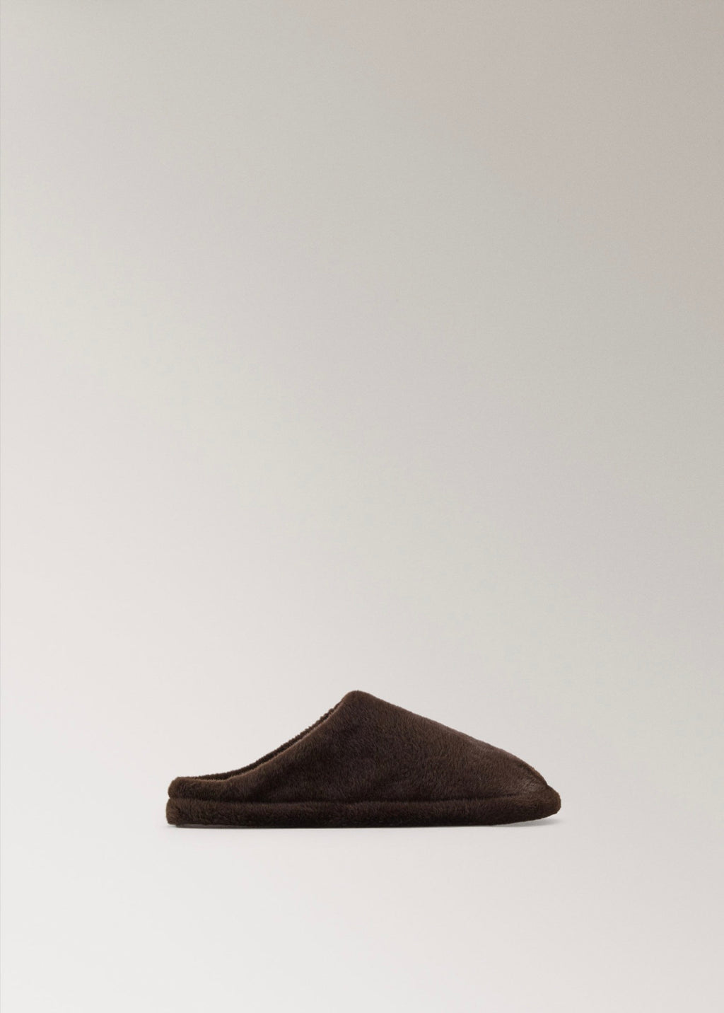 Sabot En Fourrure Avec Détails De Couture