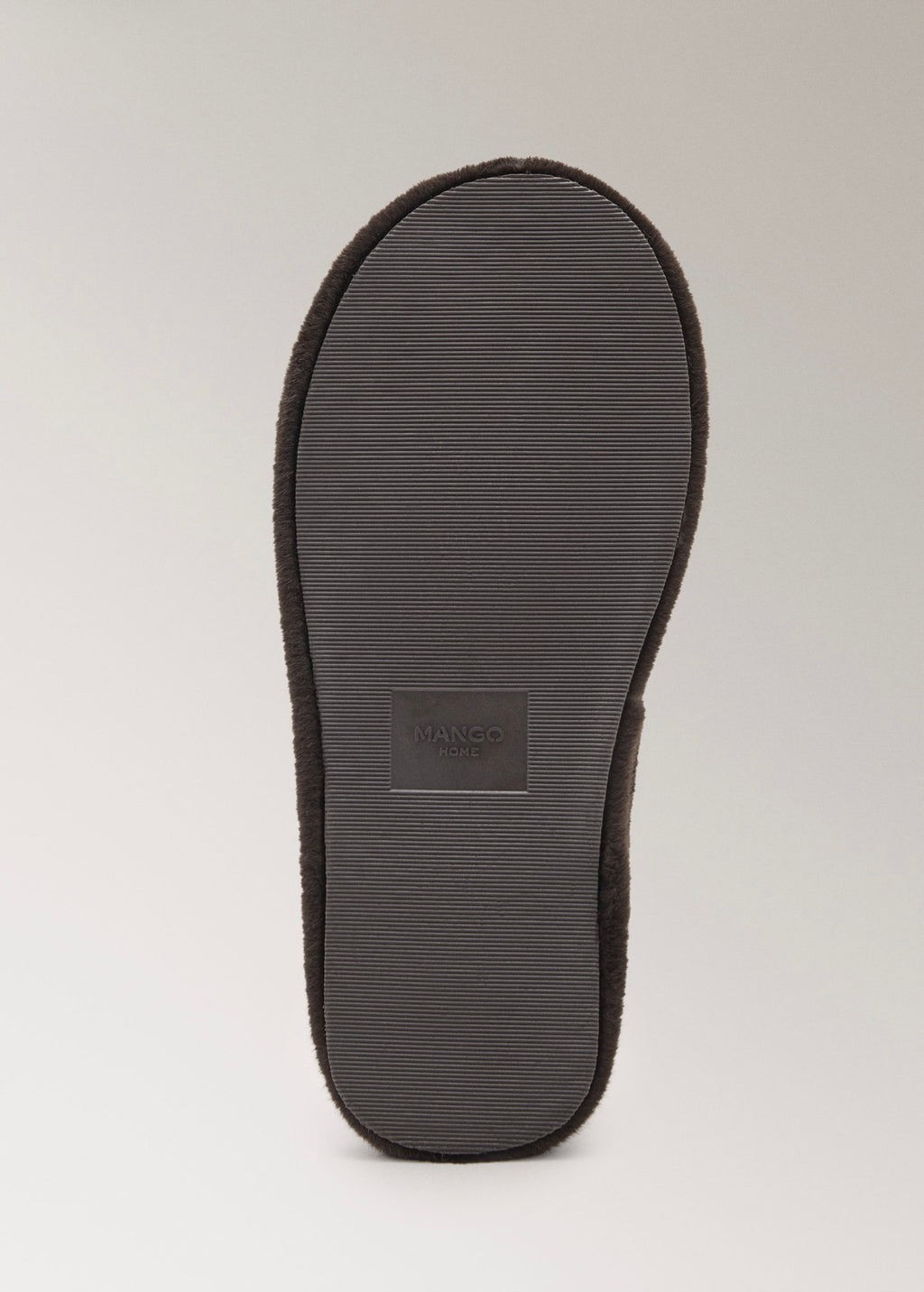 Sabot En Fourrure Avec Détails De Couture