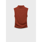 Fitted Top With Gathers