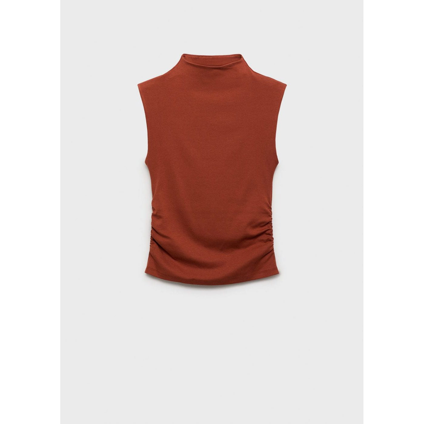 Fitted Top With Gathers