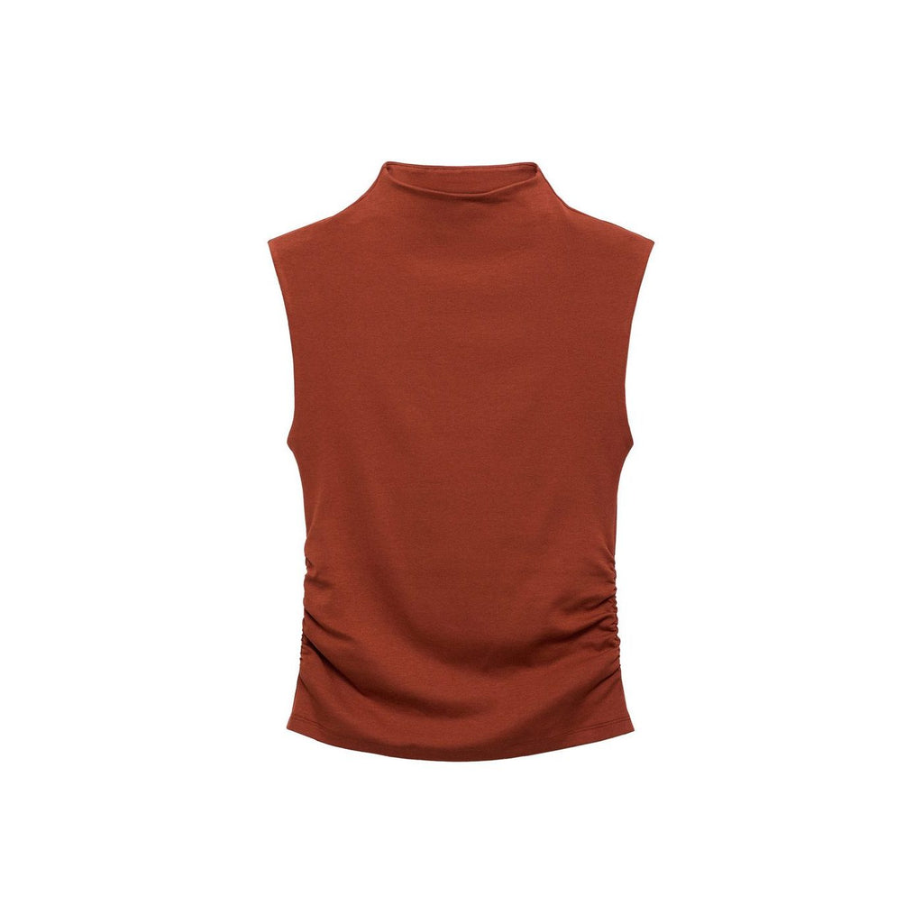 Fitted Top With Gathers
