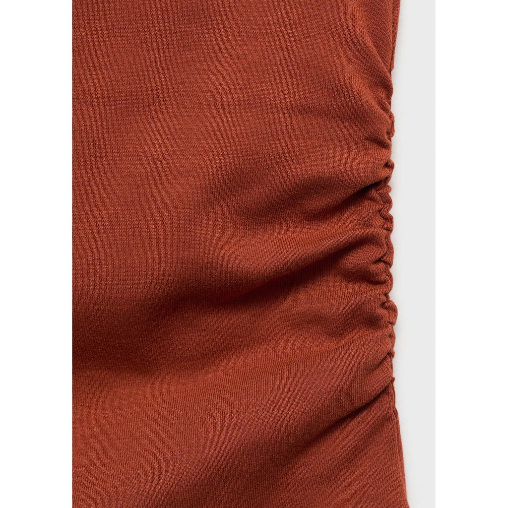 Fitted Top With Gathers