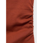 Fitted Top With Gathers