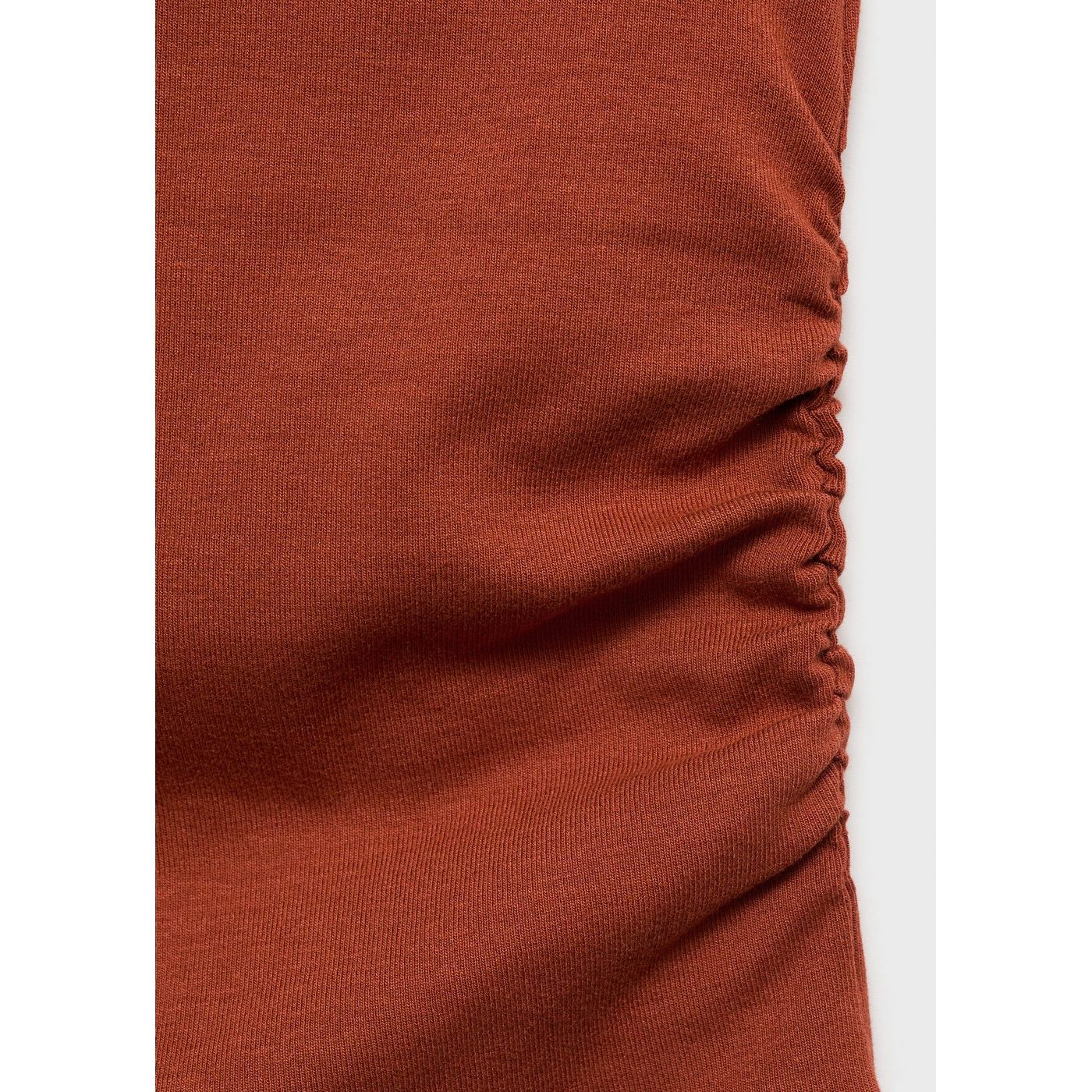 Fitted Top With Gathers