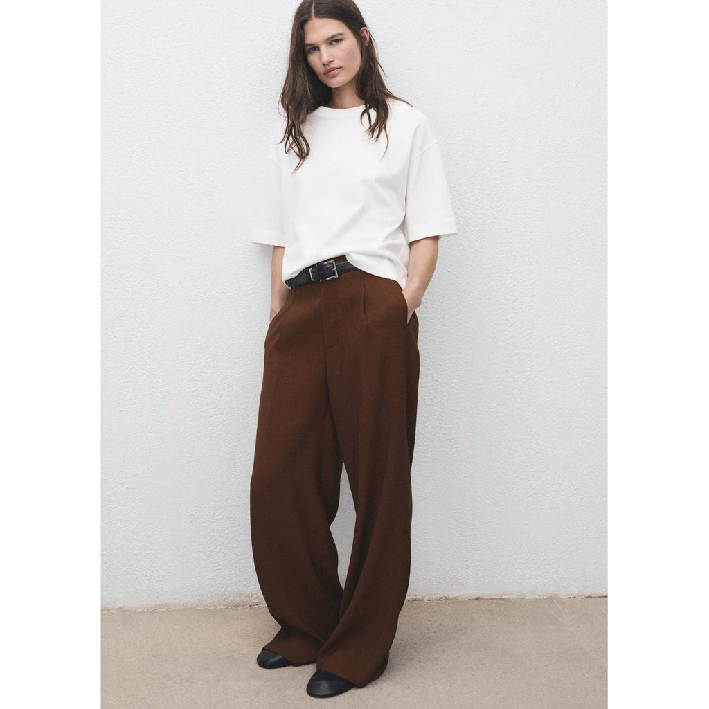 Pantalon Droit Pinces