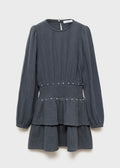 Robe Melissa Gris Anthracite - Fille