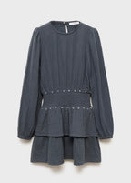 Robe Melissa Gris Anthracite - Fille