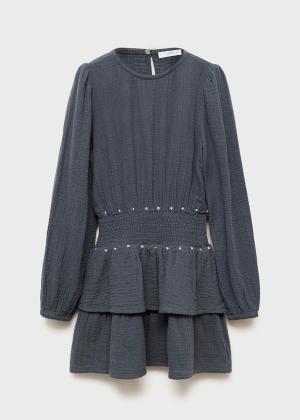 Robe Melissa Gris Anthracite - Fille