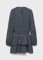Robe Melissa Gris Anthracite - Fille