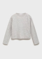 Pull Sophie Gris Clair Chiné - Fille