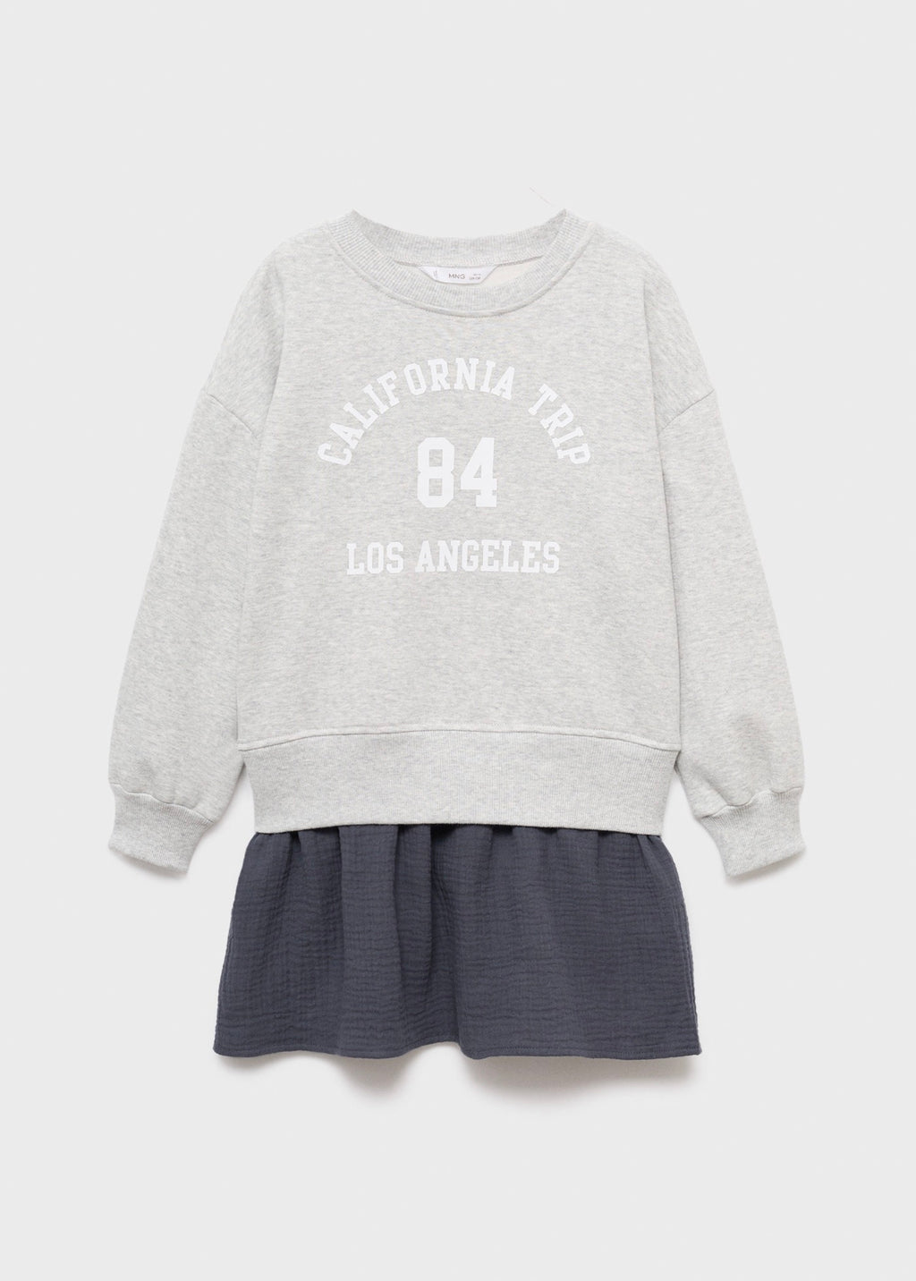 Trip Light Grey Marl Dress - Girl