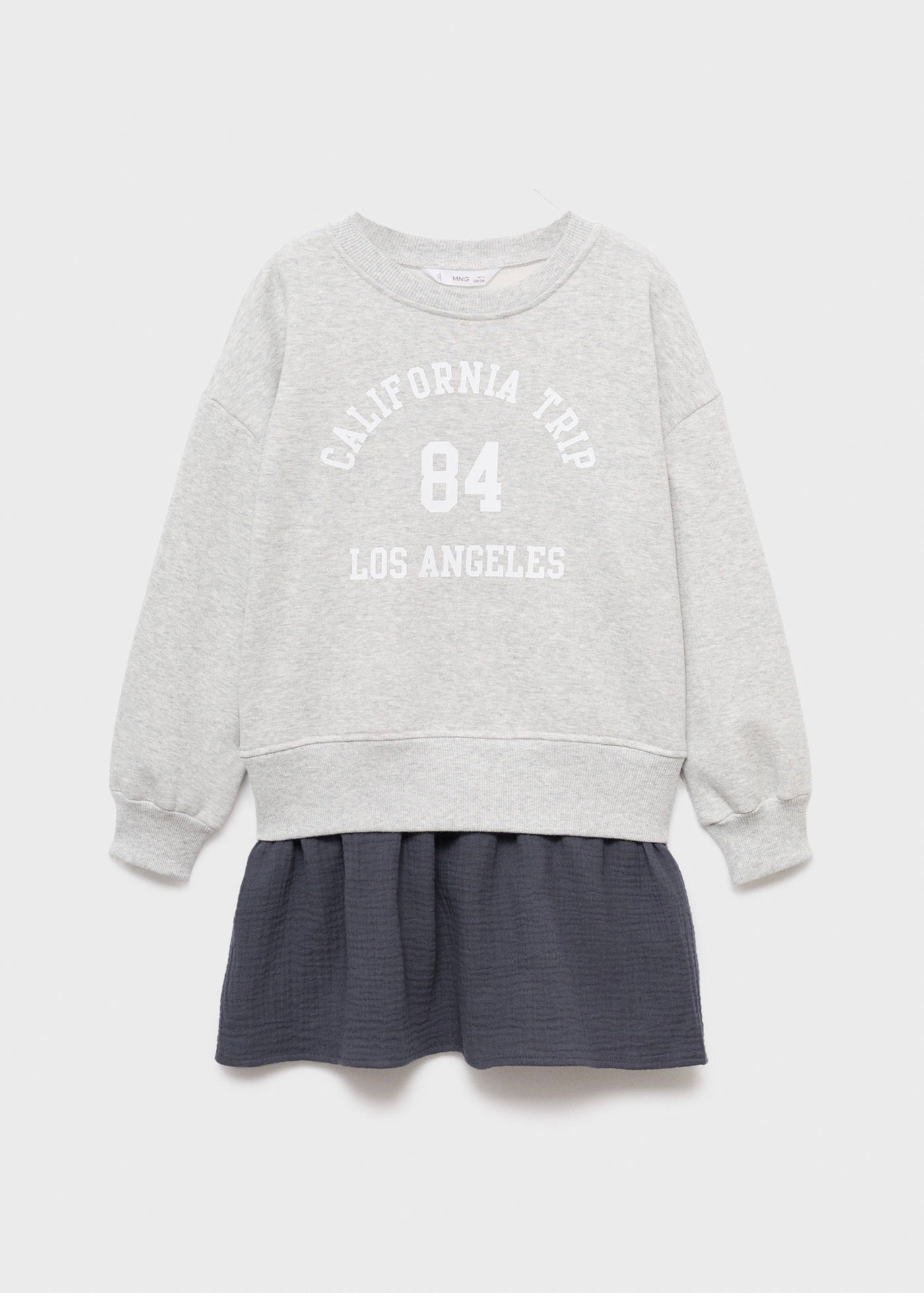 Trip Light Grey Marl Dress - Girl