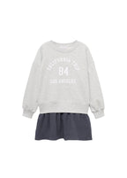 Trip Light Grey Marl Dress - Girl
