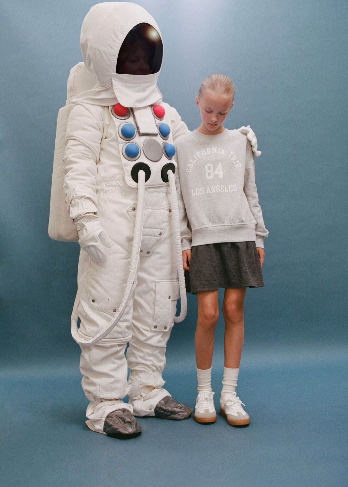 Trip Light Grey Marl Dress - Girl
