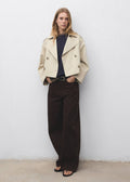 Trench Crop Doppio Petto
