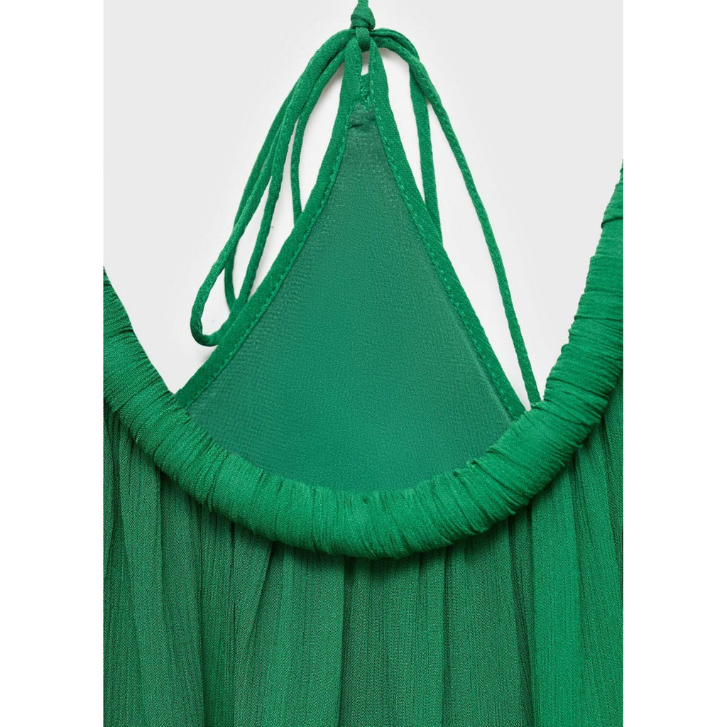 Top Plisado Con Escote Espalda