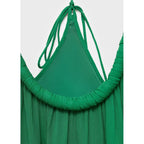 Top Plisado Con Escote Espalda