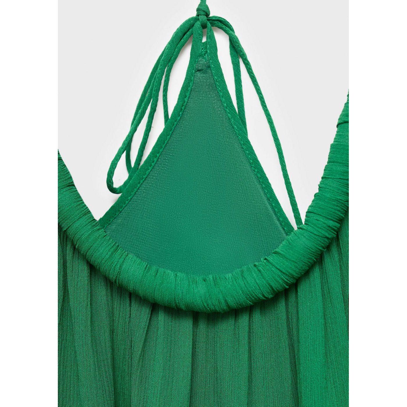 Top Plisado Con Escote Espalda